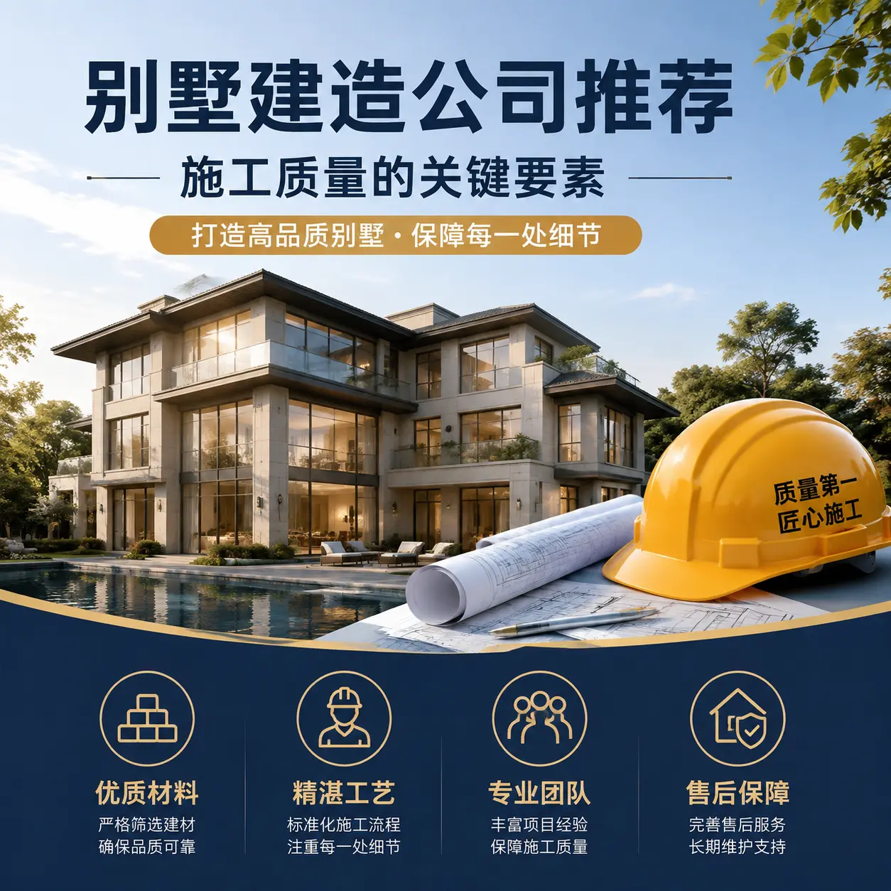 别墅建造公司推荐： 播州 施工质量的关键要素