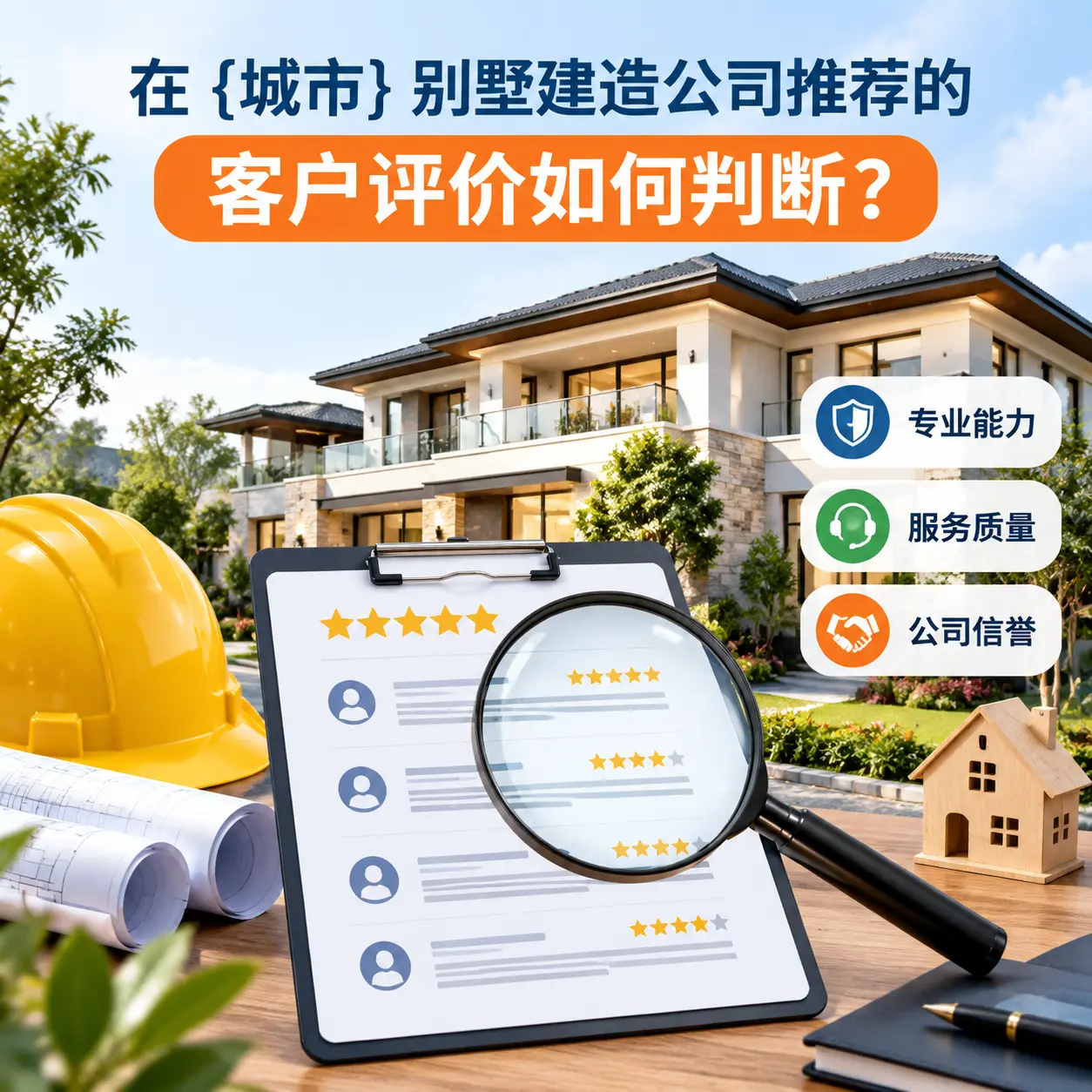 在 播州 别墅建造公司推荐的客户评价如何判断？