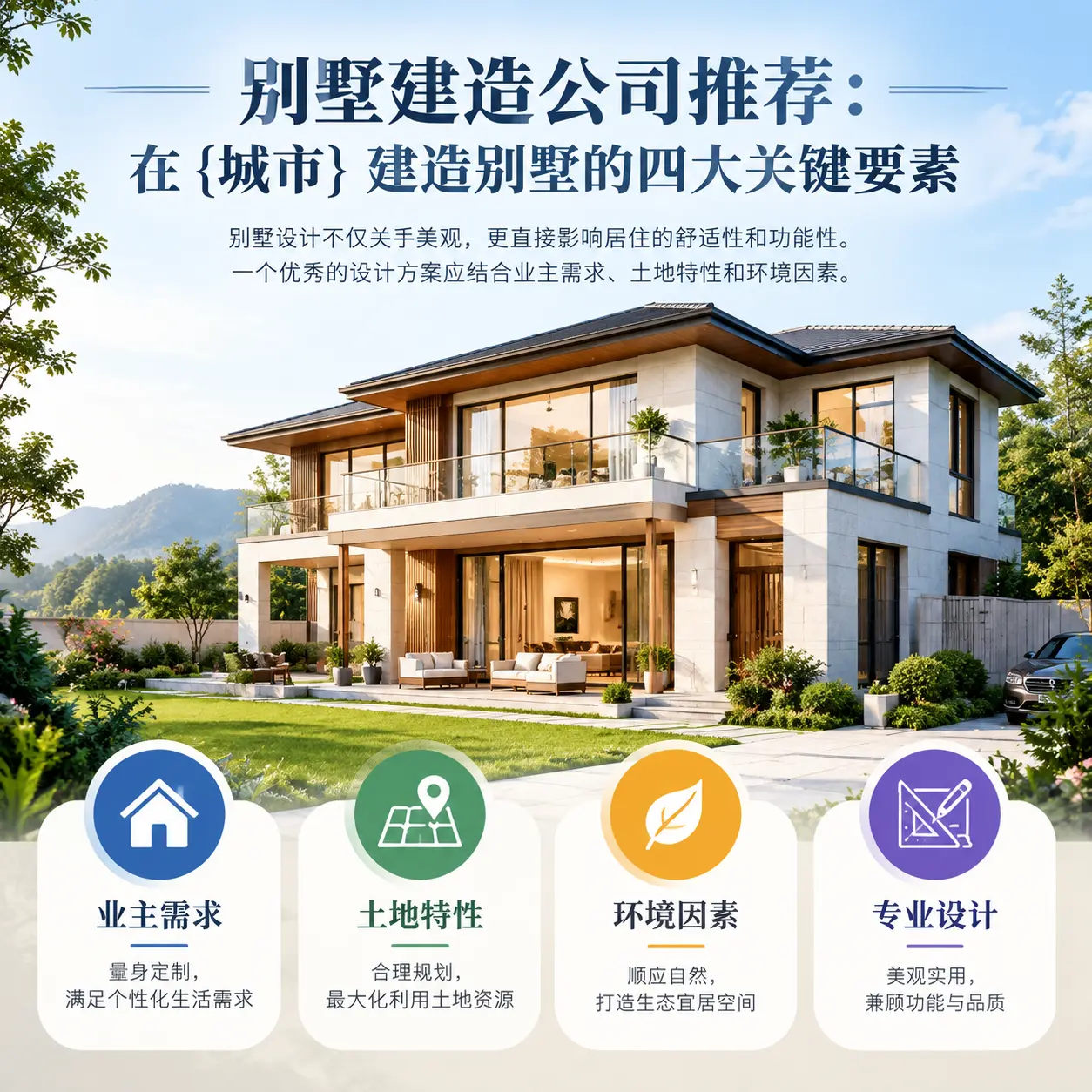 别墅建造公司推荐：在 播州 建造别墅的四大关键要素