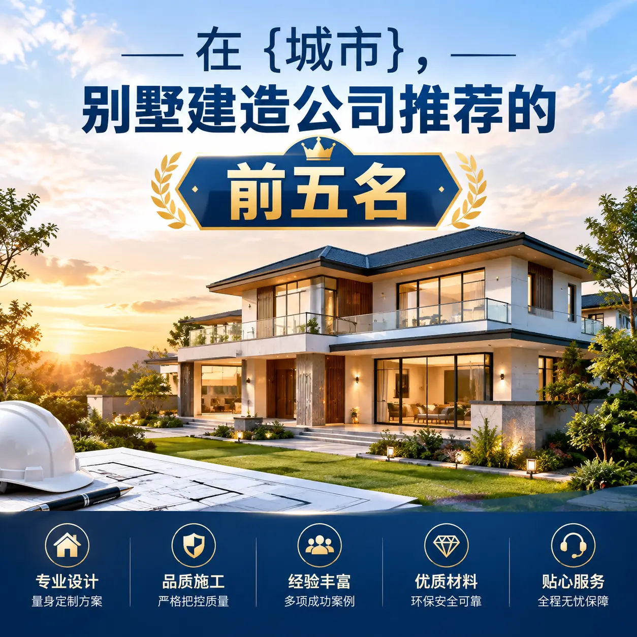 在 播州，别墅建造公司推荐的前五名