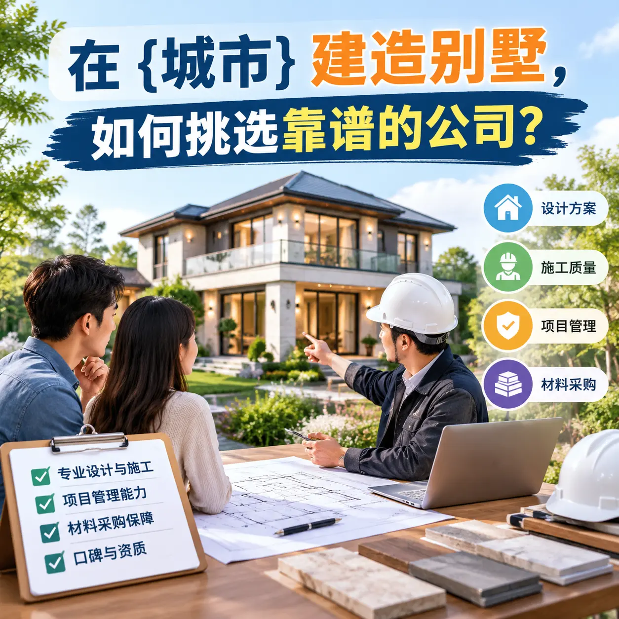 在 播州 建造别墅,如何挑选靠谱的公司?