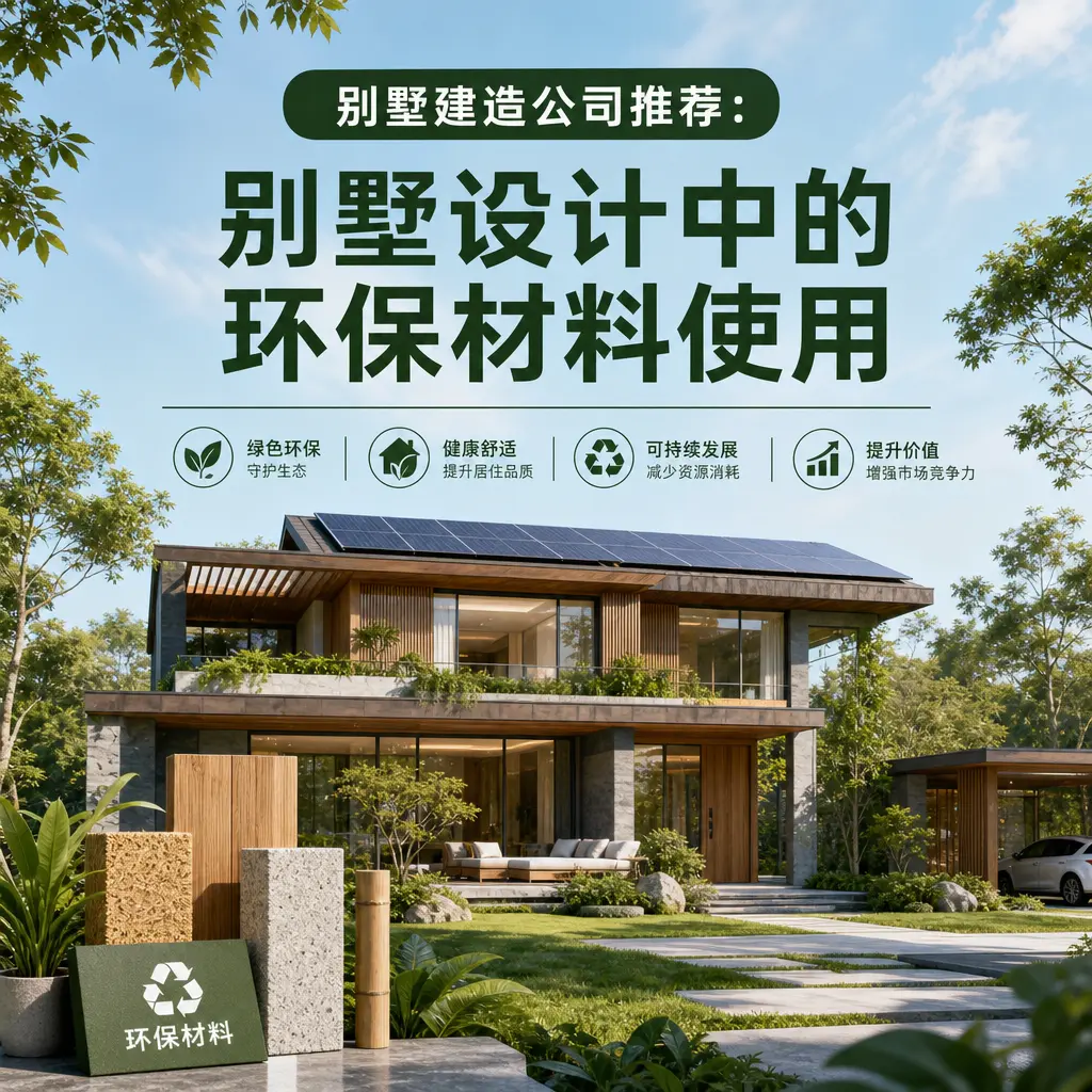 别墅建造公司推荐: 播州 别墅设计中的环保材料使用